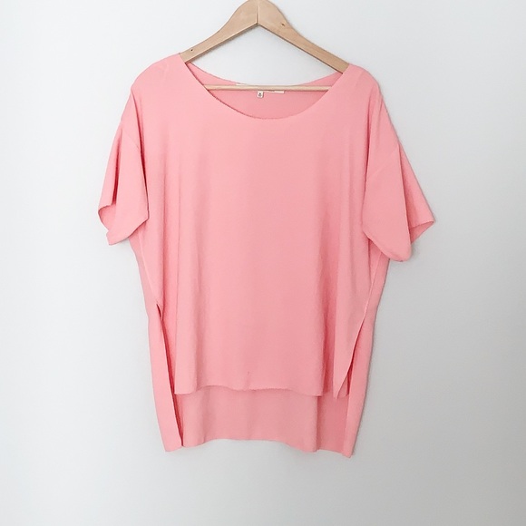 Rachel Roy Pink Crewneck Blouse - M - Picture 2 of 6